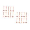 DIYEAH 20sets Leather Repair Rivets Multifunctional for Bags Clothes and Accessories High-Grade Material for Leather Craft Projects view 1