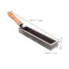 HOMSFOU Gold Melting Mold Comfortable Wooden Handle Heavy Duty Iron Oil Tank for Metal Refining Jewelry Crafting Supplies Essential Goldsmith Tools for Efficient Jewelry Making view 2