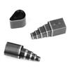 Leather Hole Punch Set 39PCS | Alloy Steel DIY Craft Tool for Phone Cases/Wallets/Belts | Hollow Cutter Tool Die with Hammer | Round, Square & Oval Shapes view 3