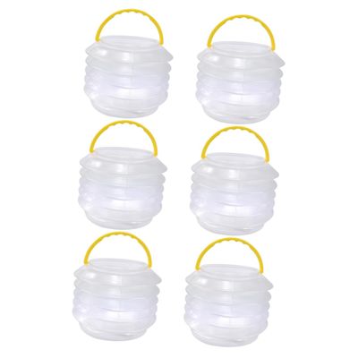 HOMSFOU 5sets Brush Washing Bucket Pen Wash Collapsible Tub for Painting Portable Foldable Wash Pen Bucket