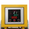 16X20 Heat Press Machine for T Shirts 1800W Sublimation Heat Transfer Machine Magnetic Semi-Automatic Hot Stamping Heavy Duty Shirt Press Machine for Clothes Pillows Hats Auto Open Clamshell (Yellow) view 3