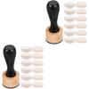 ARTIBETTER 2sets Painting Sponge Stamper Handle Painting Sponges for Boys and Girls Easy to Clean Art Tool for Creative Fun and Imagination Development view 1