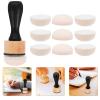ARTIBETTER 2sets Painting Sponge Stamper Handle Painting Sponges for Boys and Girls Easy to Clean Art Tool for Creative Fun and Imagination Development view 3