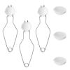 Crucibles Set for Melting Metal Kit,High-Heat Casting Kit with 6 Pcs Ceramic Quartz Crucibles and 3 Pcs Crucible Tongs Handle,Graphite Clay Crucible for Silversmithing Starter, Jewelry Making view 1