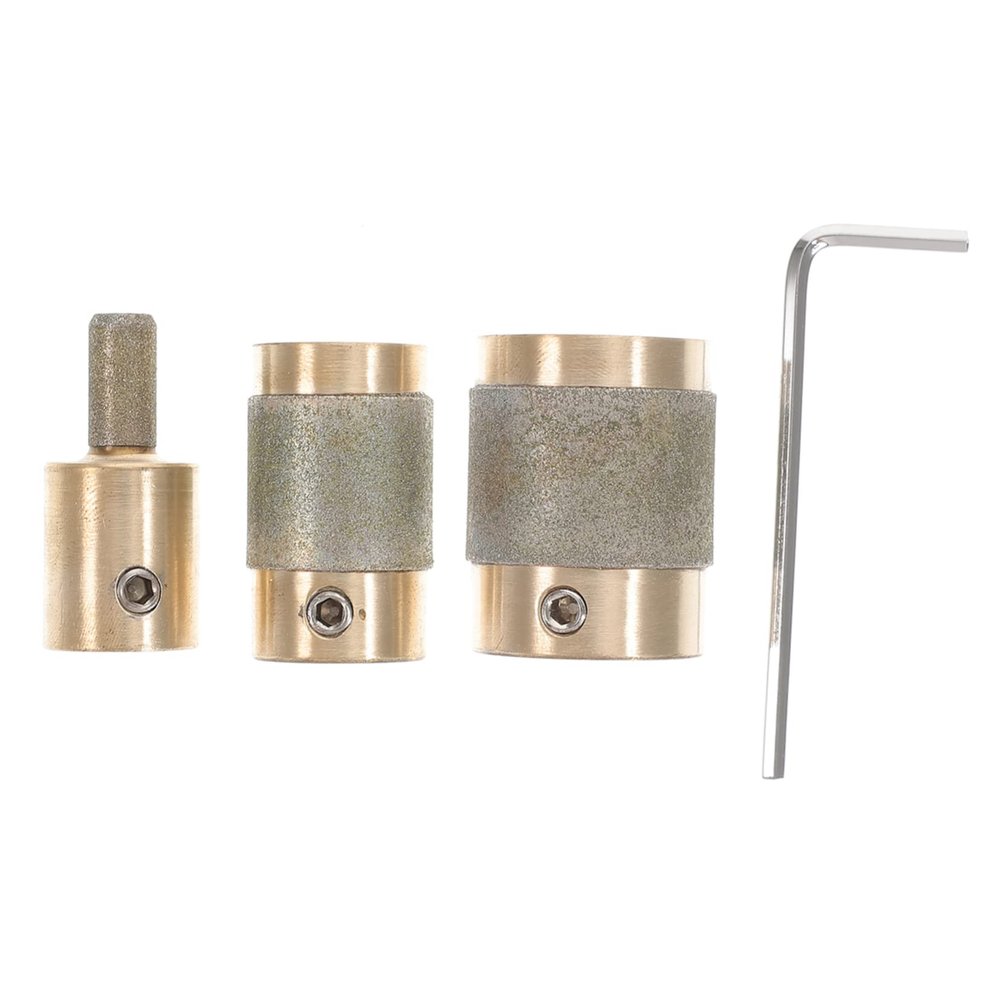 Holibanna 1Set Core Glass Bits Grinding Heads for Stained Glass Durable Chromium Plated Design for Tile and Crafting