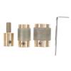 Holibanna 1Set Core Glass Bits Grinding Heads for Stained Glass Durable Chromium Plated Design for Tile and Crafting view 1