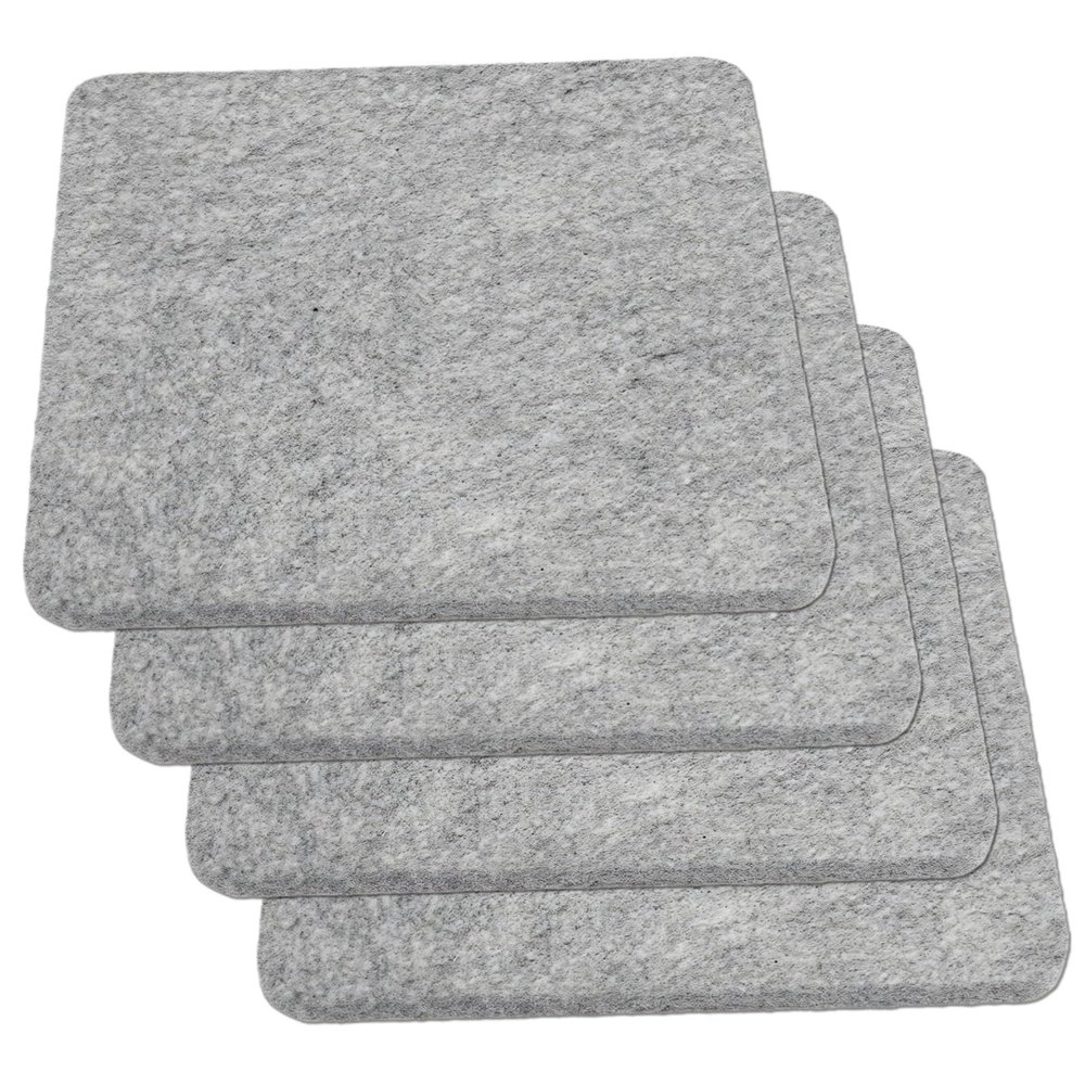 4 Pcs Needle Felting Pads, Needle Felting Kit for Beginners, Felt Ironing Mats 10X10 in, Felt Pads for Crafting and Dry Cleaning