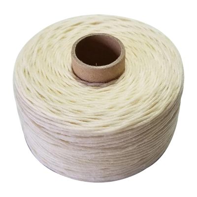 FNJTDVWS 1.5mm high Toughness Natural Linen Waxed Rope 100m/roll for Leather Sewing Handcraft Accessories DIY