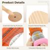 byepica Speedweave Darning Kit with 21 Hooks, Mini Wooden, Darning Egg, Mushroom, and Weaving Tools view 3
