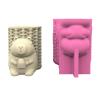 Elnwnnkc Succulent Planter Mold, Capybaras Shaped Silicone Flower Pot Molds for Concrete Epoxy Resin, Cute Plaster Candle Holder Jewelry Storage Box Makeup Pen Holder Ornament Mould view 1