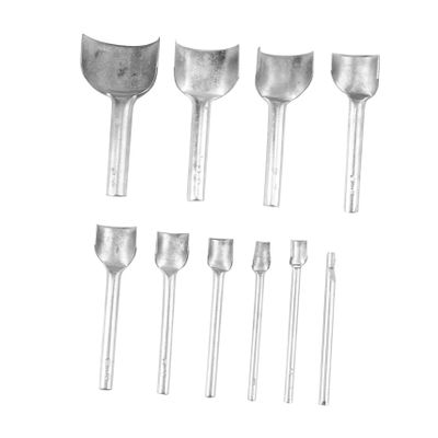 Holibanna 10pcs Leather Half Round Cutter Punch Durable Leather Craft Tools for DIY Projects for Belts and Handbags Various for Versatile Use