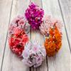 72PC Artificial Organza Silk Flower Baby Breath Pick for Home Craft Decor DIY Wedding Bridal Veil Headband Dress Cake Topper Embellishment Favor Corsage Floral Bouquet Arrangement (Light Pink) view 3