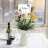 240 Pcs Floral Card Holder Sticks, 9.5 Inches Clear Plastic Picks for Cards in Bouquets and Parties view 2
