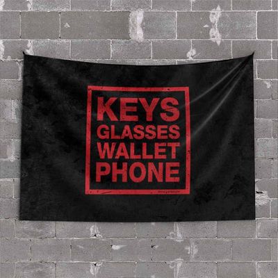 XAGH Things For Boys Room Keys Wallet Phone Glasses Tapestry Bedroom Door Decor Man Cave Decorations(75X100CM)