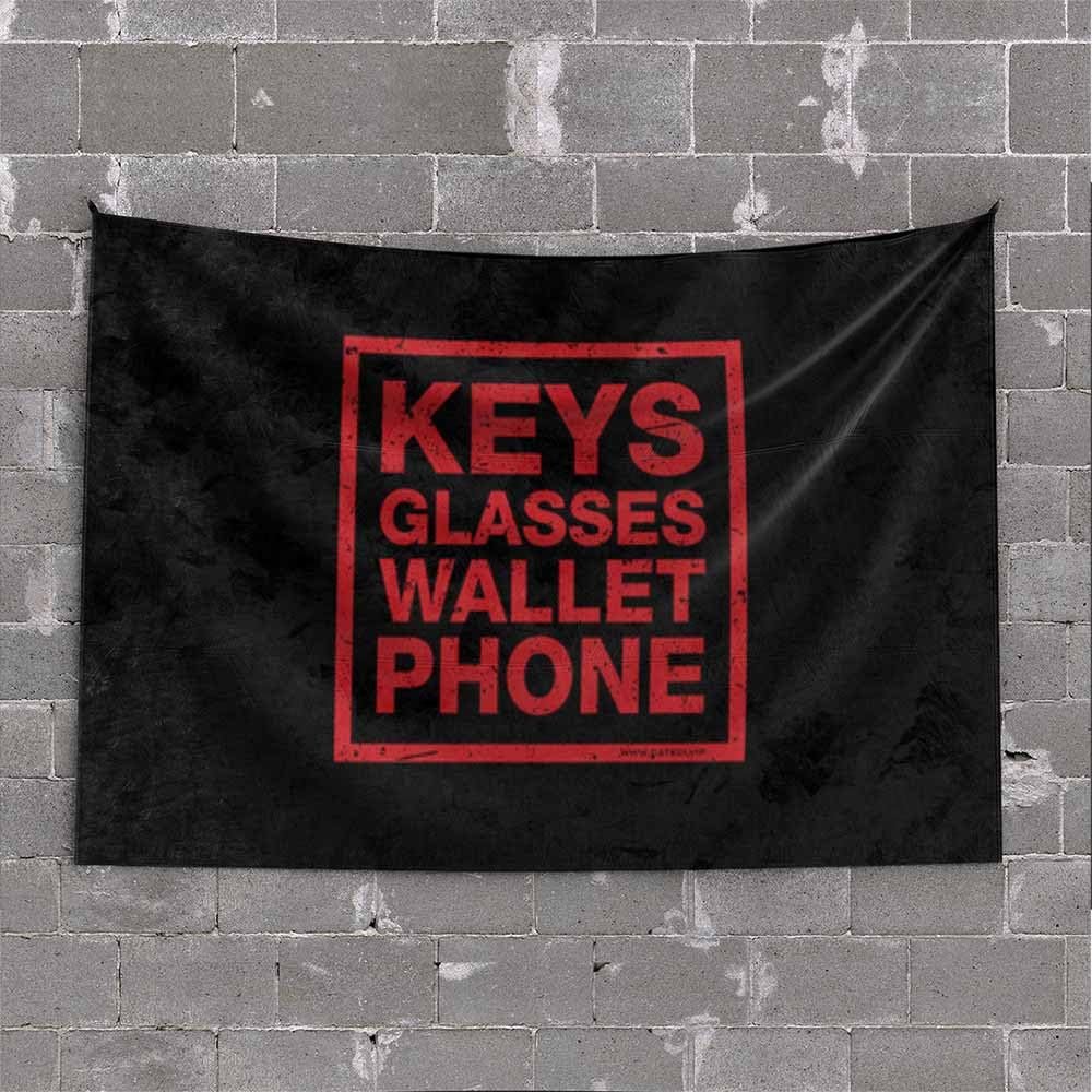 XAGH Things For Boys Room Keys Wallet Phone Glasses Tapestry Bedroom Door Decor Man Cave Decorations(75X100CM)