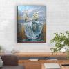 Diamond Painting Kit Sailboat Sea Diamond Art Kits for Adults DIY Full Round Drill Embroidery Cross Stitch Gems for Crafting 5D Crystal Gem Art Adult Crafts for Home Wall Decor Gifts 32x40inch 5-HT6 view 4