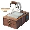 Hot Foil Stamping Machine Leather Stamper Bronzing Machine with 62Letters, Custom Logo Press Embossing Machine for PU Paper Bag Wallet with Molds Wooden Storage Box view 1