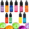 Candle Dye for Soy Wax, 10 Colors 10ml Vivid Oil-Based Soap Dye, Highly Concentrate Natural Candle Color Liquid Dyes for Making view 1