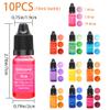 Candle Dye for Soy Wax, 10 Colors 10ml Vivid Oil-Based Soap Dye, Highly Concentrate Natural Candle Color Liquid Dyes for Making view 4