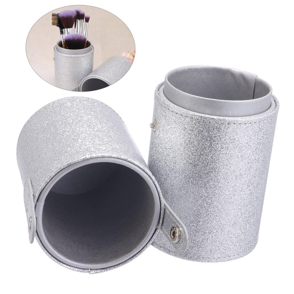 CALLARON Pu Storage Holder Makeup Brush Organizer Brush Container for Cosmetics