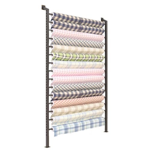 Wall Mount Textile Fabric Roll Storage Rack, Vinyl Roll Holder, Multi-Use Wall Mount Storage Rack, Suitable for Wallpaper, Car Window Film, Art Paper Racks, Poster,