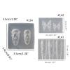 AOOOWER Ballet Art Silicone Mold 3D Dragon Bowknot Resin Casting Molds Art Making Tool Template Epoxy view 3