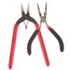 GARVALON 2pcs Jewelry Pliers Round Nose and Flat Nose for Jewelry Making Crafts Construction Precision Cutting Edges Multi-functional Use view 1