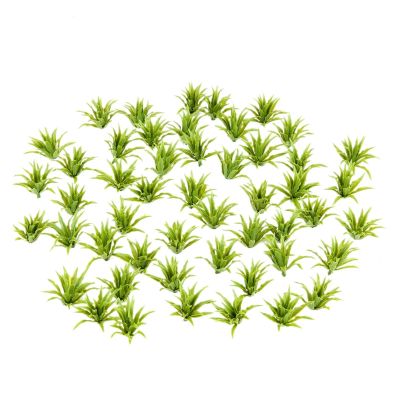 Model Trees for Diorama,50Pcs 3.3cm Green Shrubs Bush Model Aritificial Plants Railway Park Scenery HO 3.5cm Architecture Railroad Scenery