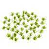 Model Trees for Diorama,50Pcs 3.3cm Green Shrubs Bush Model Aritificial Plants Railway Park Scenery HO 3.5cm Architecture Railroad Scenery view 1