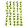 Model Trees for Diorama,50Pcs 3.3cm Green Shrubs Bush Model Aritificial Plants Railway Park Scenery HO 3.5cm Architecture Railroad Scenery view 3