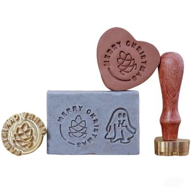 Custom Initial Soap Stamp - Create Unique Branding Logo Design, Stamp for DIY Handmade Soap, Custom Soap Mold, Customized Gift for Soap Crafter Maker