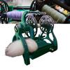 800rpm Spinning Wheel for Wool, 12v Automatic Yarn Winder, with 3 4-Ounce Spools and Adjustable Speed Knob, Stepless Speed Regulation, Suitable for Wool, Silk, Fiber and Other Weaving,Green view 1