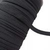 100 Yards Black 1/4 inch Braided Elastic Band Trim Fabric view 1