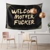 PLOWS Man Cave Bar Welcome Mother Fucker Tapestry Aesthetic Room Decor Tapsterys Wall(75X100CM) view 2
