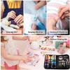 ASWRTYJO 226 Piece Handmade Fabric Sewing Bag Colored Thread Multi-Functional Sewing Box Set view 3