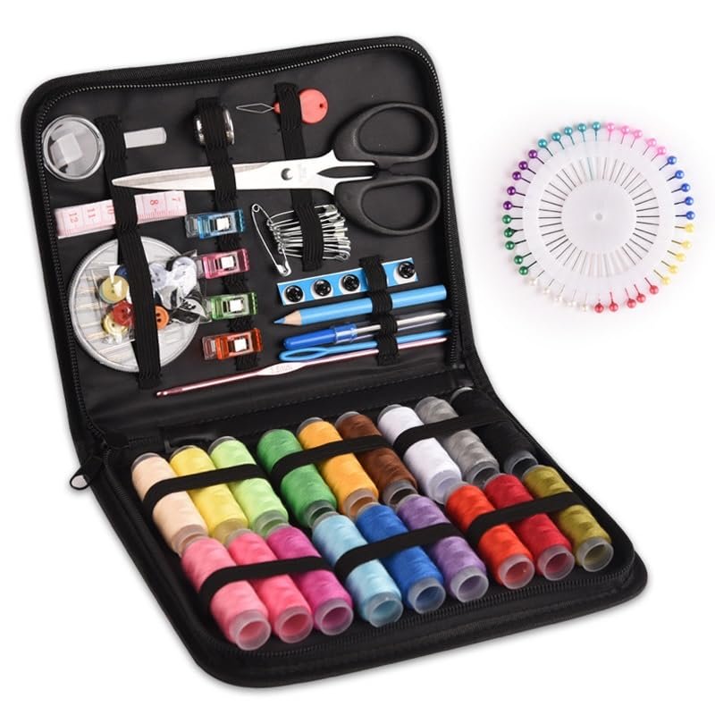 ASWRTYJO Sewing Box Multi-Functional Tailor Kit Convenient Sewing Kit
