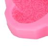 3-Cavity Heart Shaped Flower Silicone Mold, Easy to Clean, DIY Cake Mold for Cake Decoration, Hand Made Soap, Aromatherapy Plaster view 3