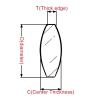 Optical Convex Lens Diameter 9 15 20 30 42 27.8 Mm K9 Mini Magnifier(D44F40C13.8T3) view 2