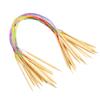 ASWRTYJO Crochet Hooks Set Needles Weave Knitting Needles Hook Kit Sewing Tools Gauge Scissors Knit with Storage Bag(E) view 3