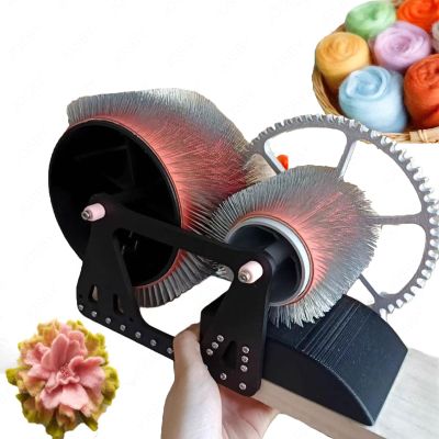 SXXZYAZJ Hand-Cranked Wool Combing Machine, Wool Felt Color Mixer, Colour Mixing Machine,for DIY Handmade