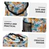 MINAOLULUS Crochet Yarn Storage Bag Floral Printed Container for Knitting Supplies Spacious Organizer for Yarn Needles Hooks Design for Crafting The Go view 2