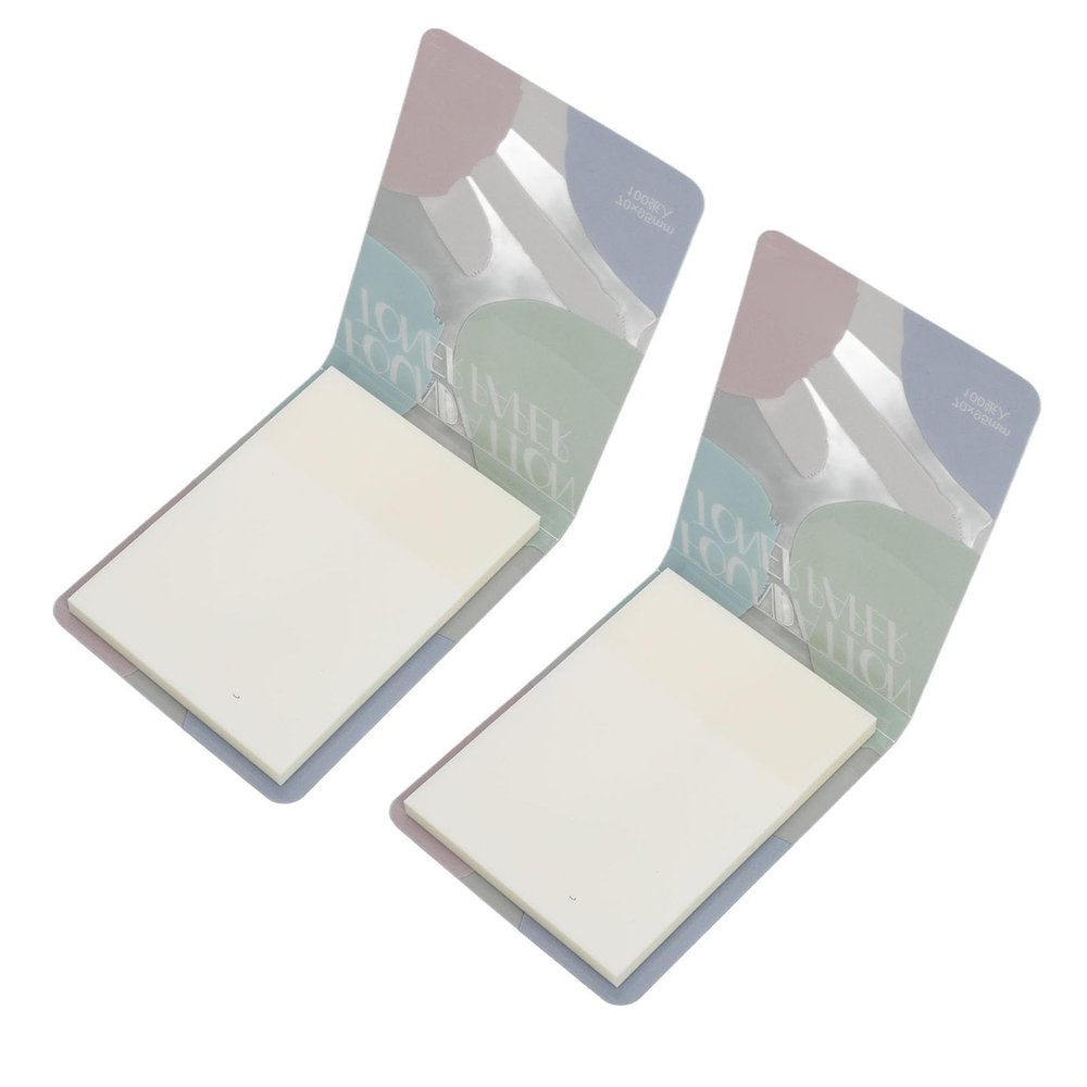 Nurnesy 200 Disposable Nail Art Cosmetic Palette Paper Makeup Mixing Sheets 2 Sticks for Beauty Nail Salon Home Use