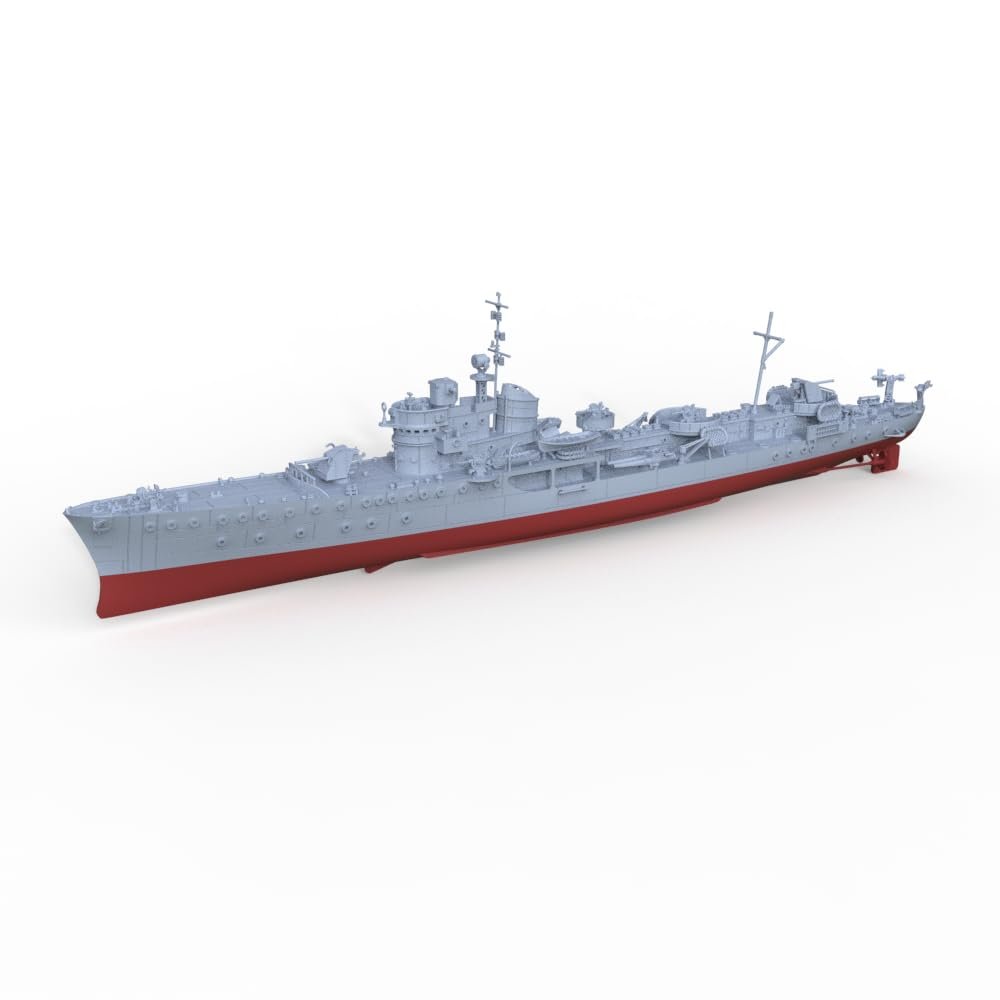 MRY-SFW LFC350621S-A 1/350 Military Model Kit Italy Ciclone Class Ghibli Torpedoboat Full Hull