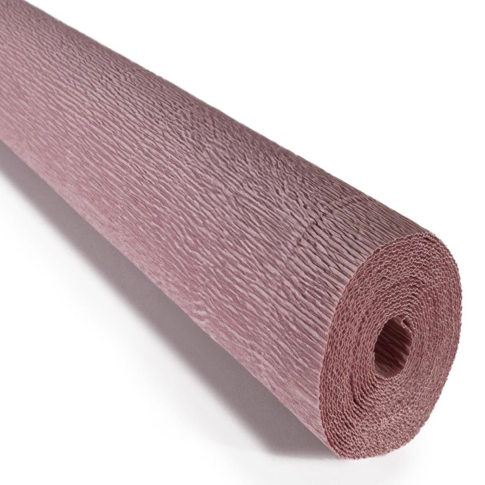 Cartotecnica Rossi 180g 19.6 Inch 8.2ft Long Wide Italian Crepe Paper for Wedding Ceremony Various Large Festivals Decoration (Light Chestnut17E1)