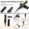 Eyech 2 Pack 0-14mm RC Body Reamer Tool with Precision Scale High-Strength Aluminum Expanding Hole Puncher Opener Reamer for RC Car Shell, Plastic Sheet, Aircraft Model, DIY Projects (Black) view 3