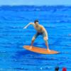 JunZheHub 1/64 Scale Miniature Surfing Figure Micro Landscape Decor Desk Decoration DIY Projects Miniature Figurine Beach Surfer, Style A view 4