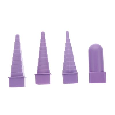 DOITOOL 4pcs Plastic Copper Wire Coil Mandrel Tool for Jewelry Making Spiral Shaping Mandrel for DIY Crafts for Wire Wrapping and Beading Projects Random Color