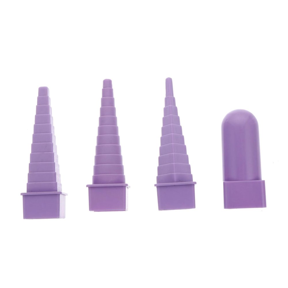 DOITOOL 4pcs Plastic Copper Wire Coil Mandrel Tool for Jewelry Making Spiral Shaping Mandrel for DIY Crafts for Wire Wrapping and Beading Projects Random Color