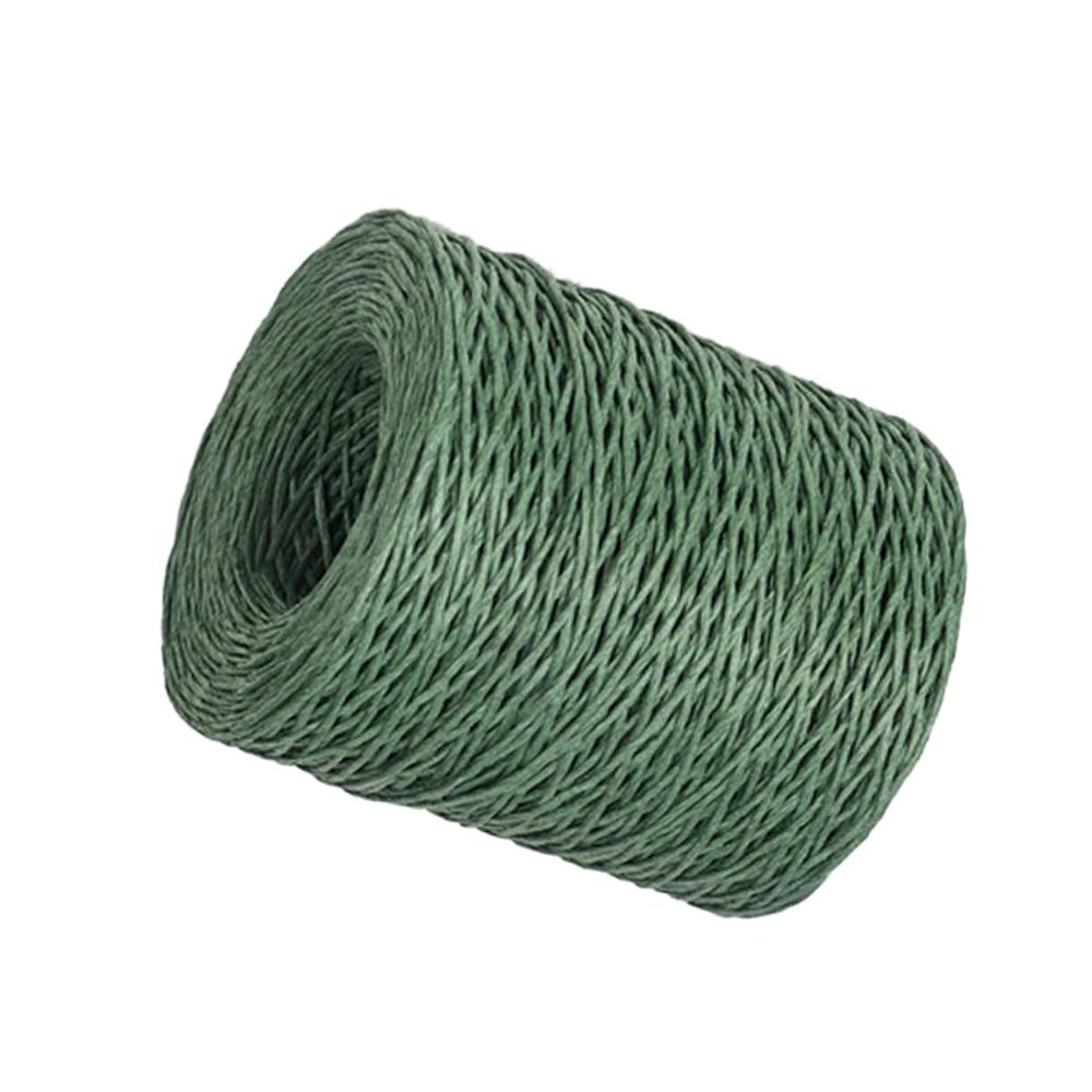 OSALADI Green Floral Wire Sturdy Paper Rope Wire for Wreath Making Wrapping for Plant Decorations