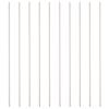 beinkmake 10Pcs Reusable Hanging Burning Rods 7.87 x 0.12inch Porcelain Bead Jewelry Pendant Burn Sticks Ceramic Rods Kiln Hanging Burning Rod Fires Clay Pottery Tools for DIY Crafts view 1